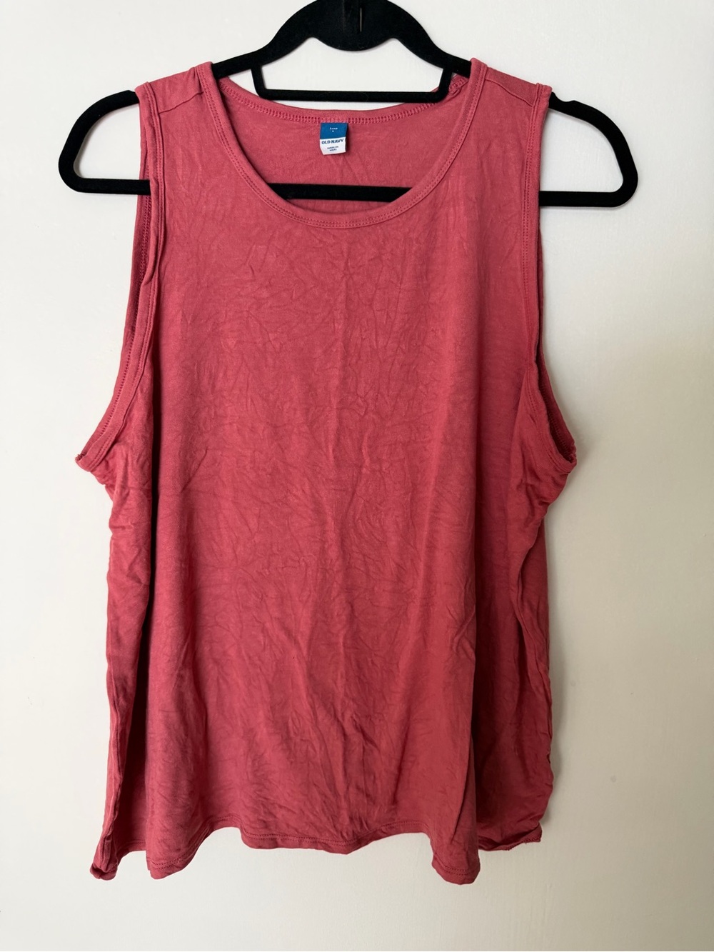 Old Navy Rose Pink Relaxed Scoop Neck Tank Top